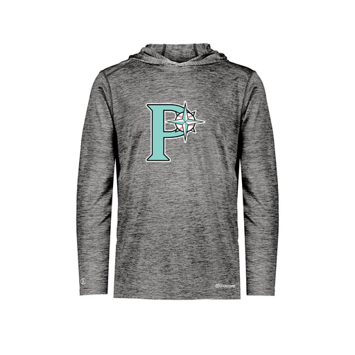 [FOLHCGBK-YS-LOGO1] Decker Youth Charge Hoodie (Youth S, Black, Logo 1)